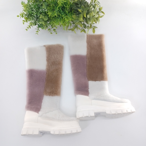 Free People Happy Thoughts Fur Boots - Picture 2 of 7